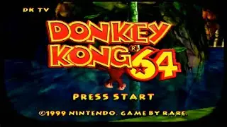 Donkey Kong 64 Intro (DK Rap) and Main Menu (Nintendo 64) (HD)