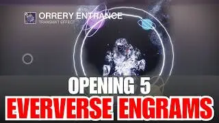 Opening 5 EVERVERSE ENGRAMS - Destiny 2 Engrams - Engram Rewards and Loot [Destiny 2]