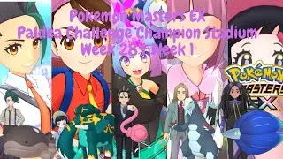 Pokemon Masters EX Paldea Challenge Champion Stadium Week 284 Week 1