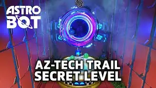 Astro Bot - How to unlock AZ-TECH TRAIL's Fan Club Secret Level & Complete Level Gameplay