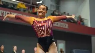Mya Hooten Floor Routine in Gopher Gymnastics 2025 Season Opener