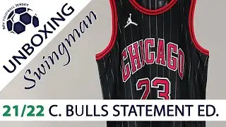 Chicago Bulls Statement Black Jersey 21/22 Jordan (JJSport24) Swingman Version Unboxing Review