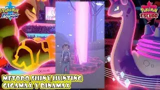 Shiny Hunting en Nidos Dinamax y Gigantamax Pokemon Escudo y Espada