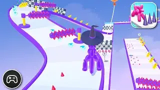 Balloon Pop Runner - Gameplay Walkthrough Part 3 - Puzzle Game Levels 14-18 (iOS, Android)