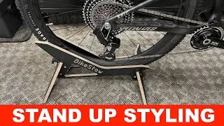 Bike Stow Stance - Super Stylish Handmade Bike Holder