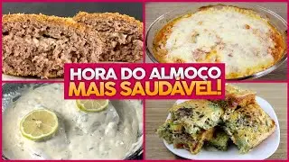 7 RECEITAS FIT FÁCEIS PARA A HORA DO ALMOÇO! Deliciosas, Rápidas e Saudáveis!