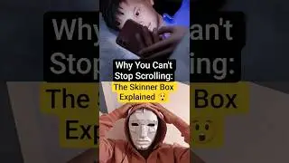 Why You Can't Stop Scrolling: The Skinner Box Explained 😲 #shorts #animalfacts #didyouknow