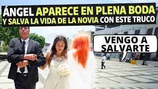 &Aacute;ngel aparece en plena boda y salva la vida de la novia con este truco.