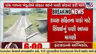 Vadodara: Farmers Protest for Narmada Canal Water Release in Waghodia | Gujarat | TV9Gujarati