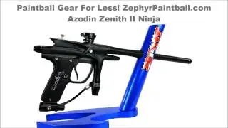 Azodin Zenith II Paintball Gun Ninja ZephyrPaintball.com 360 View AZDN 2010 ZII NINJA