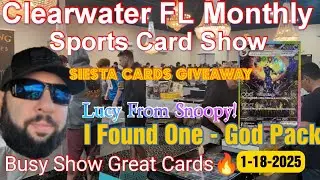 (Full Screen Version) Monthly Clearwater FL Sports Card Show - Siesta Cards Giveaway - Pokemon 🔥🔥🔥