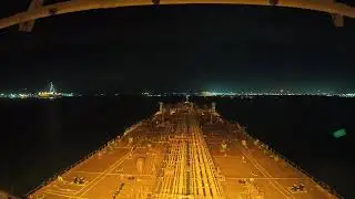 Ras Laffan Qatar LNG Terminal Shifting Operation With Aframax Tanker
