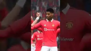 Rashford celebration in Fifa 23 #fifa23 #rashford #shorts #shortsfeed #manchesterunited