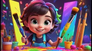 Learning Colors with Paint | Color Song for Kids | Nursery Rhymes and Baby Learning Songs