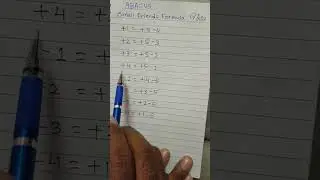 # ABACUS Small Friends Formula # Short YouTube Video # 👍