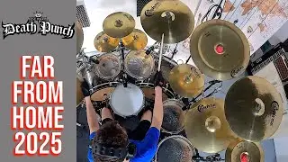 FIVE FINGER DEATH PUNCH | FAR FROM HOME 2025 | DRUM COVER | BOSPHORUS CYMBALS