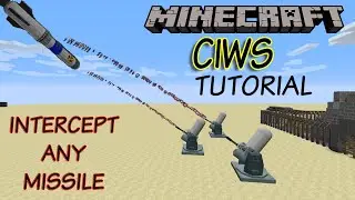 Minecraft CIWS | Перехват любой ракеты в Minecraft | Руководство по системе оружия Close In