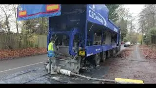 Beaconsfield Flowing Screed Pour with Our Screed Truck