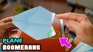 How to make a boomerang plane fly forever without falling