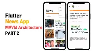 Flutter News App (MVVM Architecture Study) PART 2 - Speed Code