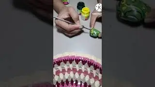 stone art#paintingtutorial #reusewastematerial #homedecor