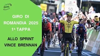Giro di Romandia 2025 - 1ᵃ tappa: Brennan vittorioso con uno sprint poderoso a Friburgo!