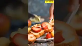 Rainbow Butter on Glass Toast  🍞🌈 | ASMR You&rsquo;ve NEVER Seen! #ai #shortcake #art #asmr #viral #aiasmr