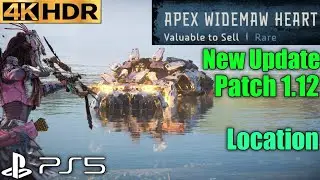 Apex Widemaw Heart Location - Horizon Forbidden West Update 1.12 Patch PS5 Gameplay 4K 60FPS HDR