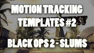 After Effects Motion Tracking Templates #2 | Black Ops 2 - Slums