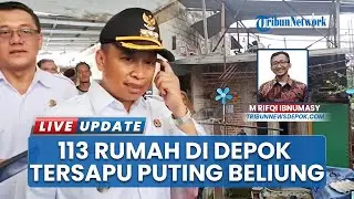 Warga Depok Terdampak Angin Puting Beliung, Sekitar 113 Atap Rumah Warga Rusak di Kecamatan Limo