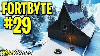 FORTBYTE #29 Found underneath the tree in CRACKSHOT'S CABIN Fortbyte 29 LOCATION