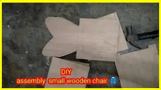 DIY small wooden chair #kabunsoy mixvlog