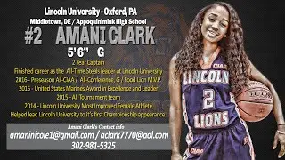Amani Clark, Lincoln University Women's basketball highlights