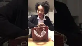 BRAHMIN Medium Duxbury Satchel Pecan Melbourne and credit card wallet REVEAL