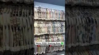 Shirts ₹135/- Shirts Manufacturer In Mumbai, Mumbai Shirt Wholesale Market #shirtmanufacturer