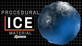 Realistic procedural Ice Material in Blender 4.3