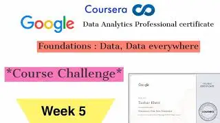 Foundations: Data, Data Everywhere | Course Challenge Answers | Google Data Analytics Certification|