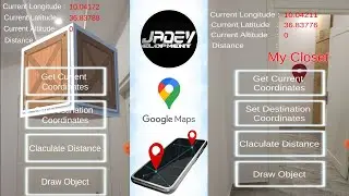 Augmented Reality GPS Location Application