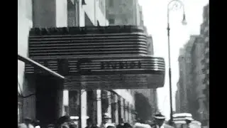 New York City 1937 - Amazing Vintage Black and White Footage Through Scenes of NYC 6th Avenue