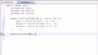 Java Programming Tutorial - 36 - Time Class.flv
