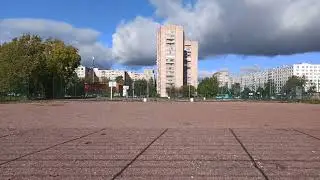 Спортивная площадка в парке Есенина, Санкт-Петербург