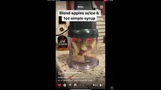HOW TO MAKE AN APPLE WHISKEY COCKTAIL