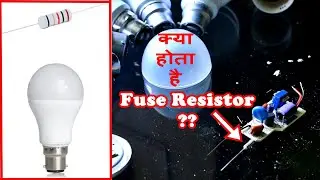 Fuse Resister Repairing in LED Bulb