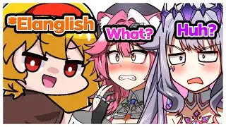 Biboo and Raora being confused when Kaela explain something in her accent!!