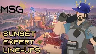 VALORANT | Brimstone Molly Line Up Guide (SUNSET)