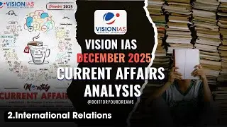 Current Affairs Analysis | International Relations | Vision IAS Monthly Magazine December 2025