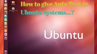 How to give auto text in Ubuntu systems