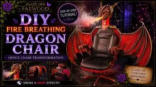 Office Chair Transformation - Epic Gamer Chair - Dragon Chair