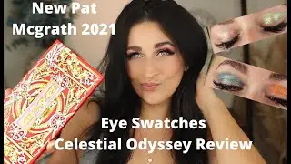 Individual Swatches| New Pat McGrath Celestial Odyssey Palette Review/Swatches/Looks 2021 Holiday
