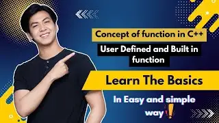 Basic concept of function and types of function  in C++ || User defined and built function.